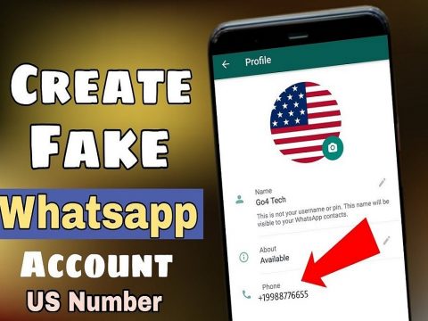 how to create a Whatsapp account with a virtual number