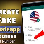 how to create a Whatsapp account with a virtual number