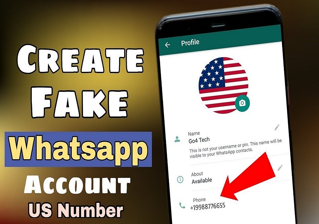 how to create a Whatsapp account with a virtual number