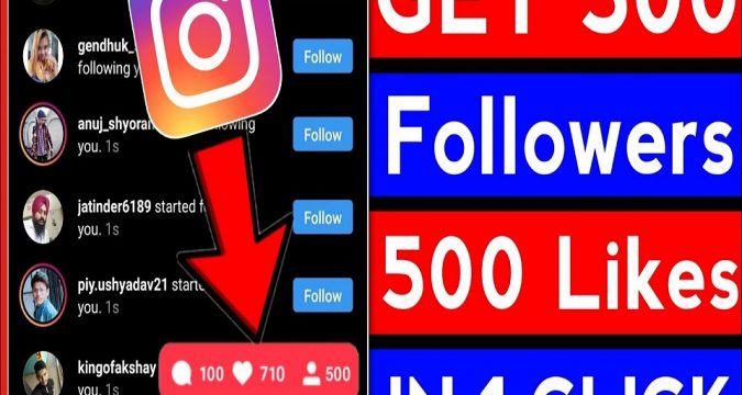 how to get 500 Instagram followers