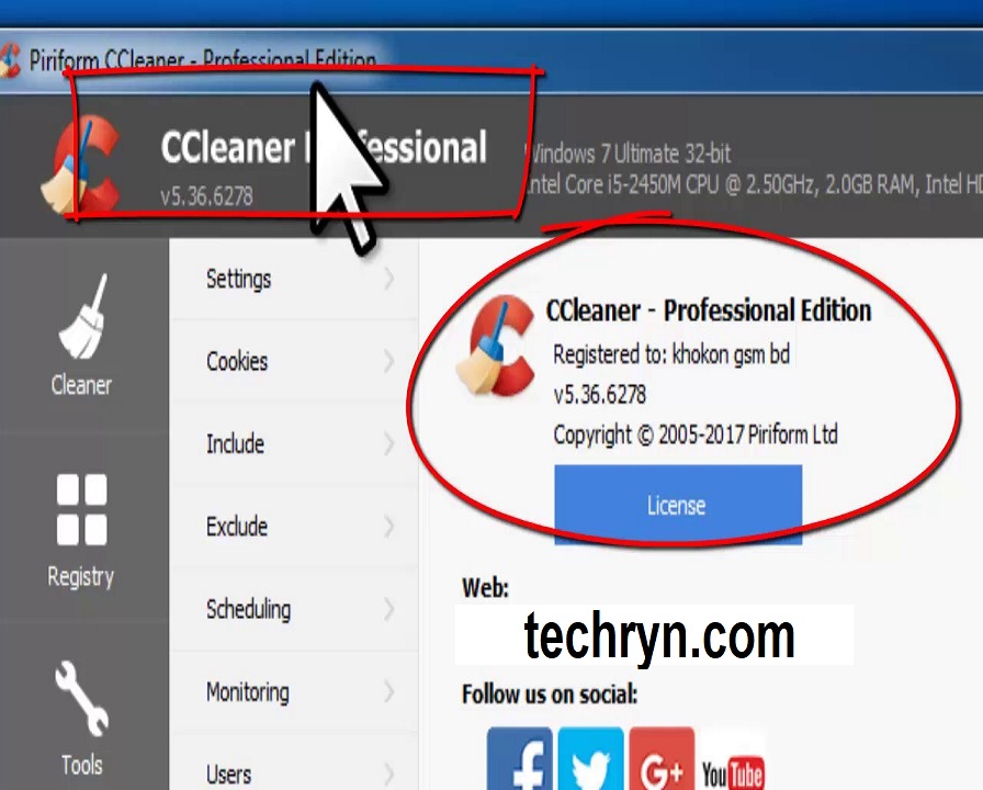 ccleaner professional serial key free download