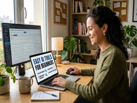 Easy AI Tools for Beginners Simple AI Tools AI for Beginners No Skill AI Tools AI Tools That Do Everything Beginner-Friendly AI Tools How to Use AI Easily AI Without Coding Best AI Tools 2026 Free AI Tools for Beginners AI Automation Tools